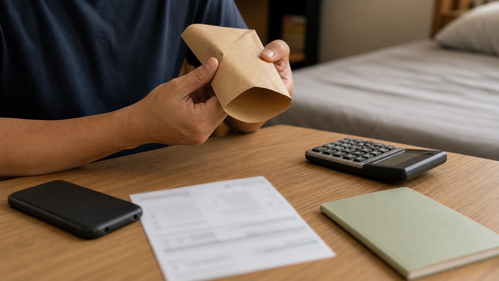 Salary deduction Taiwan worker evidence: payslip, receipt, bank transfer, and agency fee records